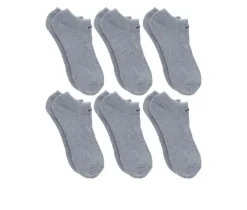 6 Pair Men's Cushioned No Show Socks|Adidas New