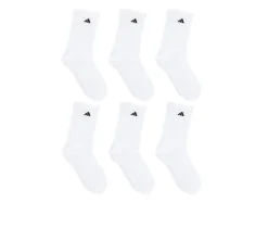 Adidas Socks>6 Pair Men's Cushioned Crew Socks