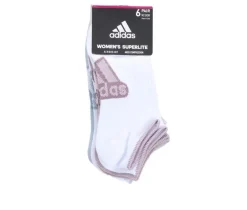 6p Women's Superlite Badge No Show Socks|Adidas Outlet