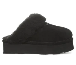 Retro Loki Platform Winter Clog Slippers|Bearpaw Clearance