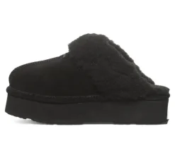 Retro Loki Platform Winter Clog Slippers|Bearpaw Clearance