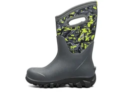 Boys' Little Kid & Big Kid Seamless Edgy Camo Rain Boots|Bogs Footwear Best