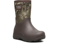 Bogs Footwear Boots|Big Kid (Sizes 3.5-7)>Boys' Little Kid & Big Kid York Seamless Mossy Rain Boots