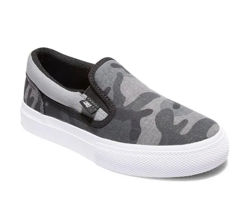 Boys' Little Kid & Big Kid Manual Slip On Skate Sneakers|DC Hot