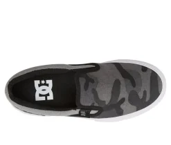 Boys' Little Kid & Big Kid Manual Slip On Skate Sneakers|DC Hot