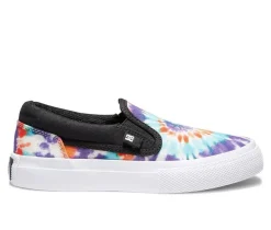 DC Athletics & Sneakers|Big Kid (Sizes 3.5-7)>Boys' Little Kid & Big Kid Manual Slip On Skate Sneakers