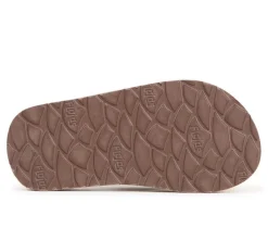 Boys' Little Kid & Big Kid Cuero Debossed Thong Strap Sandals|Flojos Outlet
