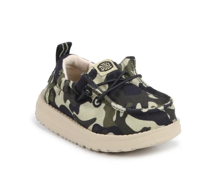 HEYDUDE Casual|Infant (Sizes 0-4)>Boys' Infant Lil Dudes Slip-On Core Crib Shoes
