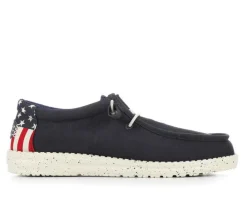 Boys' Little Kid & Big Kid Wally Americana Casual Shoes|HEYDUDE