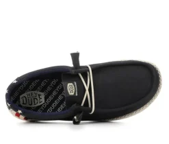 Boys' Little Kid & Big Kid Wally Americana Casual Shoes|HEYDUDE