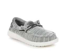 Boys' Little Kid & Big Kid Wally Youth Stretch Casual Shoes|HEYDUDE Discount