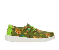 Boys' Little Kid & Big Kid Wally Y TMNT Casual Shoes|HEYDUDE Outlet