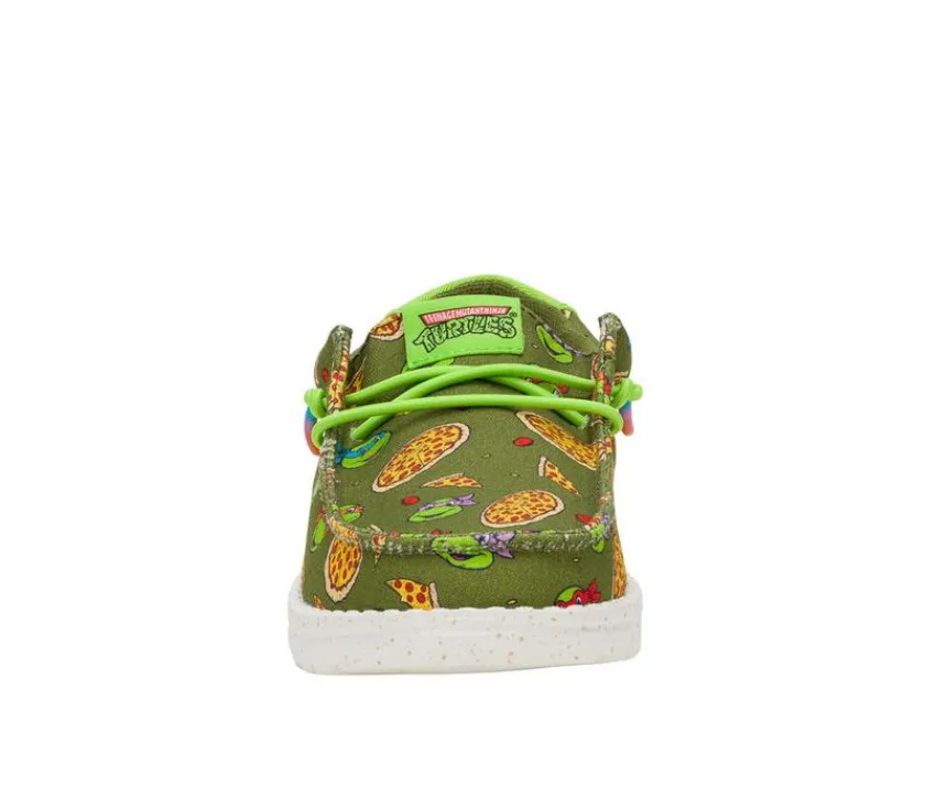 Boys' Little Kid & Big Kid Wally Y TMNT Casual Shoes|HEYDUDE Outlet
