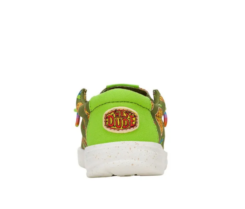 Boys' Little Kid & Big Kid Wally Y TMNT Casual Shoes|HEYDUDE Outlet