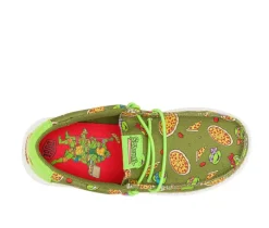 Boys' Little Kid & Big Kid Wally Y TMNT Casual Shoes|HEYDUDE Outlet