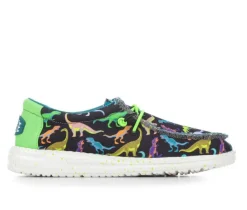 Boys' Little Kid Wally Youth Dino Casual Shoes|HEYDUDE Clearance