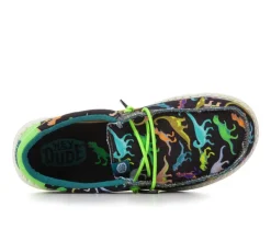 Boys' Little Kid Wally Youth Dino Casual Shoes|HEYDUDE Clearance