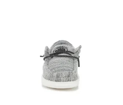 Boys' Toddler Wally Youth Stretch Casual Shoes|HEYDUDE New