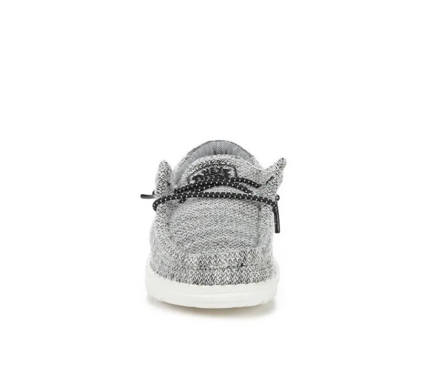 Boys' Toddler Wally Youth Stretch Casual Shoes|HEYDUDE New