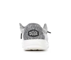 Boys' Toddler Wally Youth Stretch Casual Shoes|HEYDUDE New