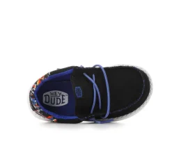 Boys' Toddler Wally Funk Splatter Casual Shoes|HEYDUDE Sale