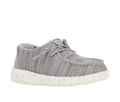 Boys' Toddler Wally Stetch Sox Casual Shoes|HEYDUDE Hot