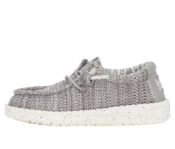 Boys' Toddler Wally Stetch Sox Casual Shoes|HEYDUDE Hot