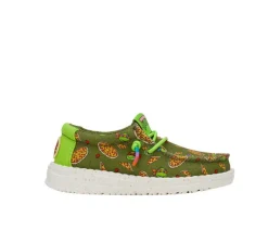 HEYDUDE Casual|Toddler (Sizes 4.5-10)>Boys' Toddler Wally TMNT Pizza Casual Shoes