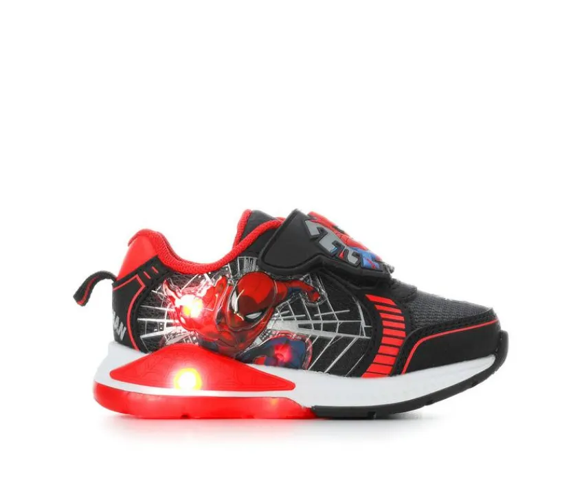 MARVEL Casual|Athletics & Sneakers>Boys' Toddler & Little Kid Spiderman Light-Up Sneakers