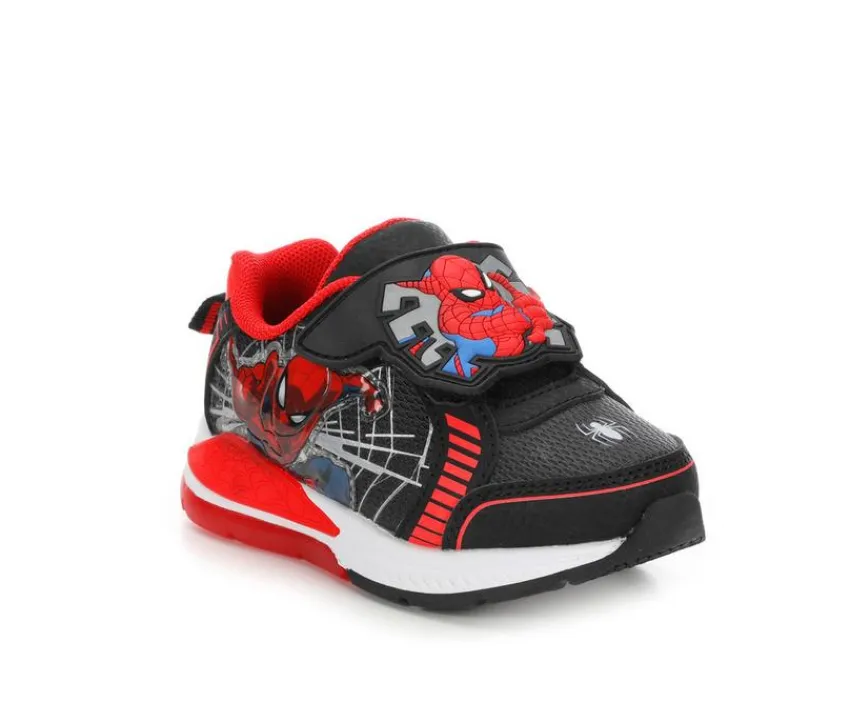 MARVEL Casual|Athletics & Sneakers>Boys' Toddler & Little Kid Spiderman Light-Up Sneakers