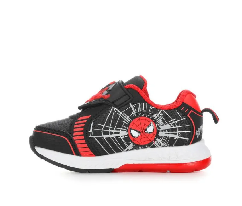 MARVEL Casual|Athletics & Sneakers>Boys' Toddler & Little Kid Spiderman Light-Up Sneakers