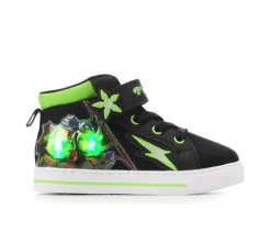 Nickelodeon Casual|Athletics & Sneakers>Boys' Toddler TMNT Lighted Mid Top 2 Light-Up Sneakers