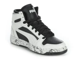 Puma Athletics & Sneakers>Boys' Big Kid Rebound Lay Up Mid Marble Basketball Sneakers