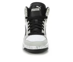 Boys' Big Kid Rebound Lay Up Mid Marble Basketball Sneakers|Puma