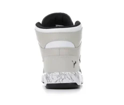 Boys' Big Kid Rebound Lay Up Mid Marble Basketball Sneakers|Puma