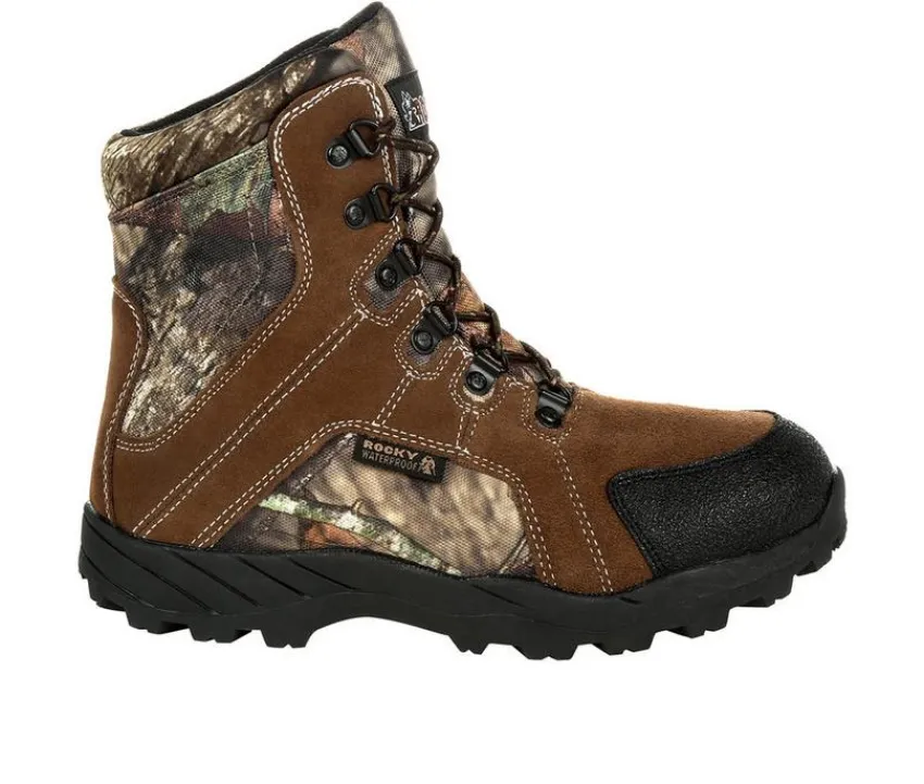 Rocky Boots|Big Kid (Sizes 3.5-7)>Boys' Camo Hiker 11-6 Boots