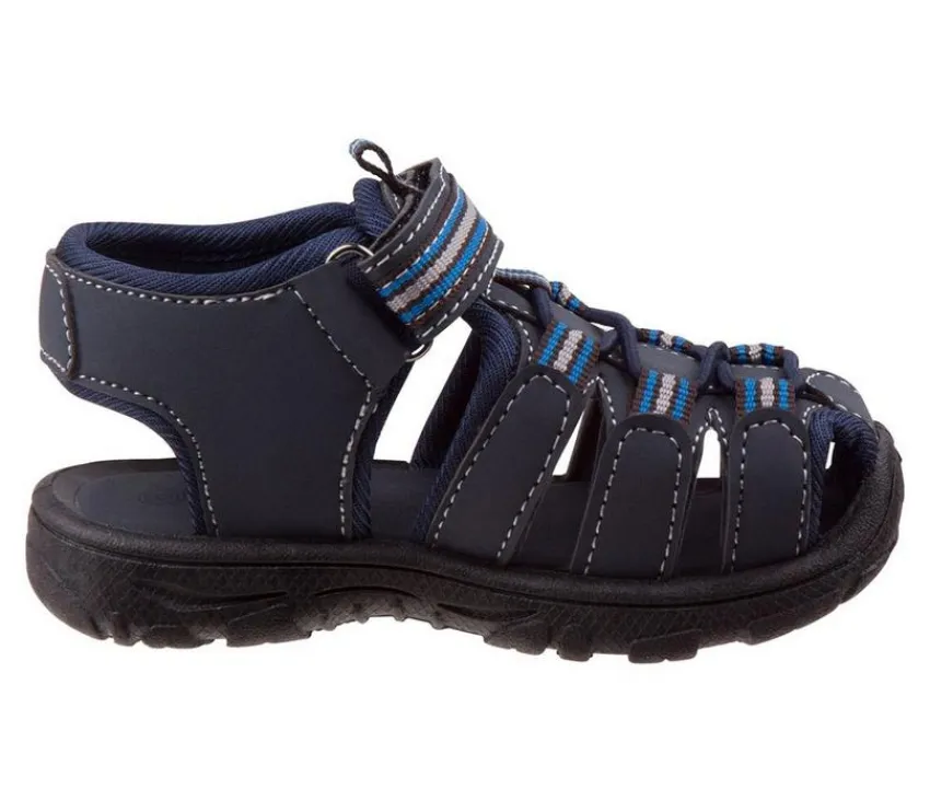 Boys' Toddler RB81480SN Closed-Toe Sport Sandals|Rugged Bear Outlet
