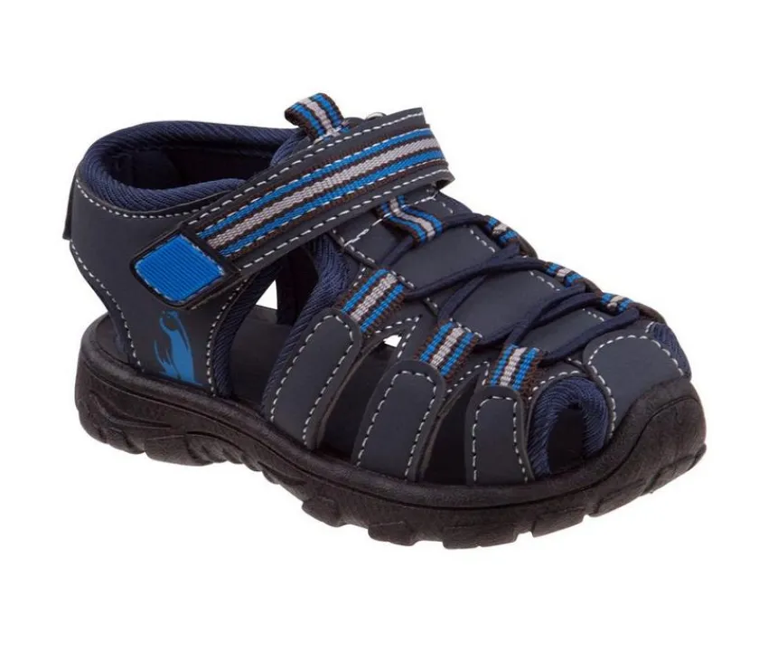 Boys' Toddler RB81480SN Closed-Toe Sport Sandals|Rugged Bear Outlet