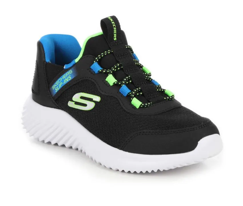Skechers Athletics & Sneakers>Boys' Boys Bounder Brisk Burst Slip-Ins Running Shoes