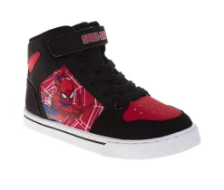 Boys' Little Kid & Big Kid Spiderman Vintage High Top Sneakers|Spiderman Spider Sense Outlet