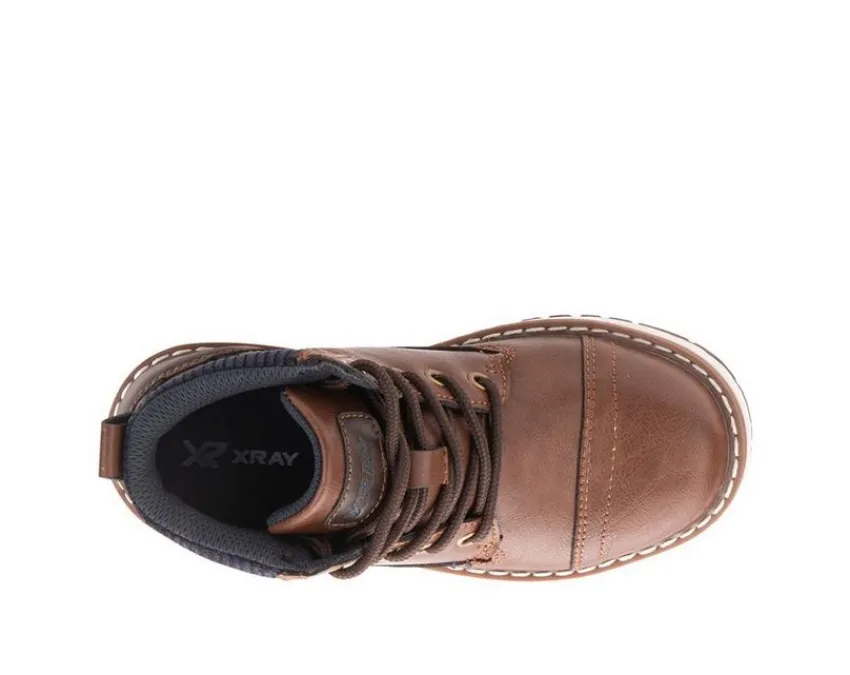 Boys' Little Kid & Big Kid Alvin Lace-Up Boots|Xray Footwear Online