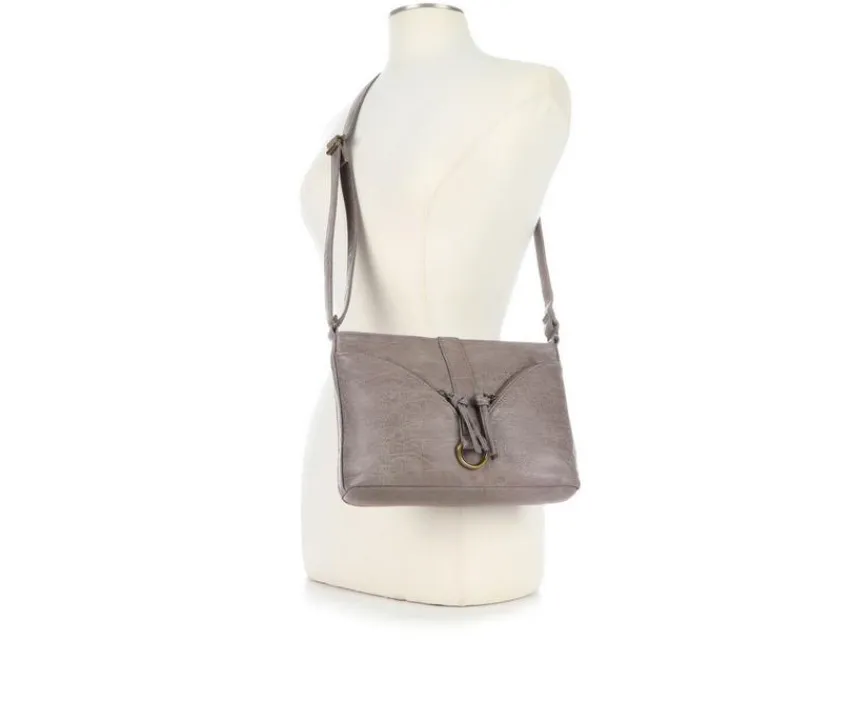 Croc Washed Pocket Handbag|Bueno Of California