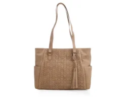 Geo Perf Tote Handbag|Bueno Of California Outlet