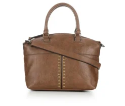 Grainy Elk Satchel Handbag|Bueno Of California Hot