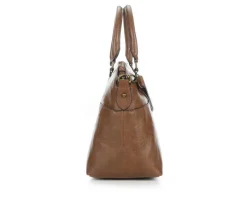Grainy Elk Satchel Handbag|Bueno Of California Hot