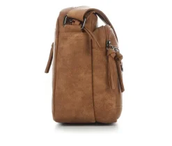 Pebble Washed Pocket Crossbody Handbag|Bueno Of California Hot