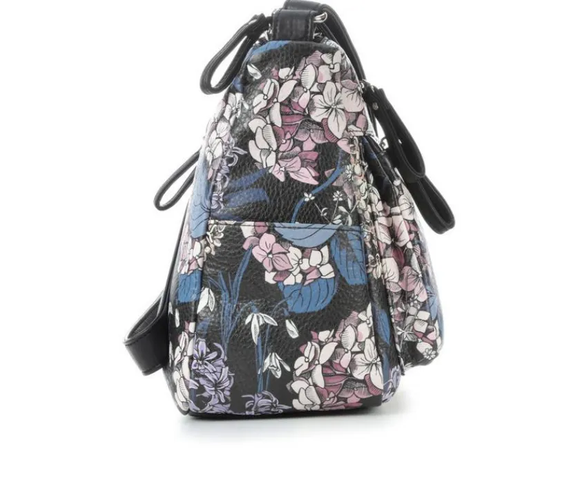 Print Grainy Washed Handbag|Bueno Of California Discount