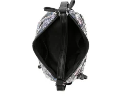 Print Grainy Washed Handbag|Bueno Of California Discount