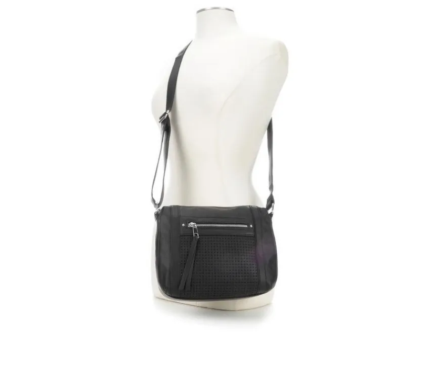 Smooth Perf Washed Handbag|Bueno Of California Online