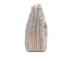 Bueno Of California Crossbody|Handbags>Straw Top Zip Handbag Handbag